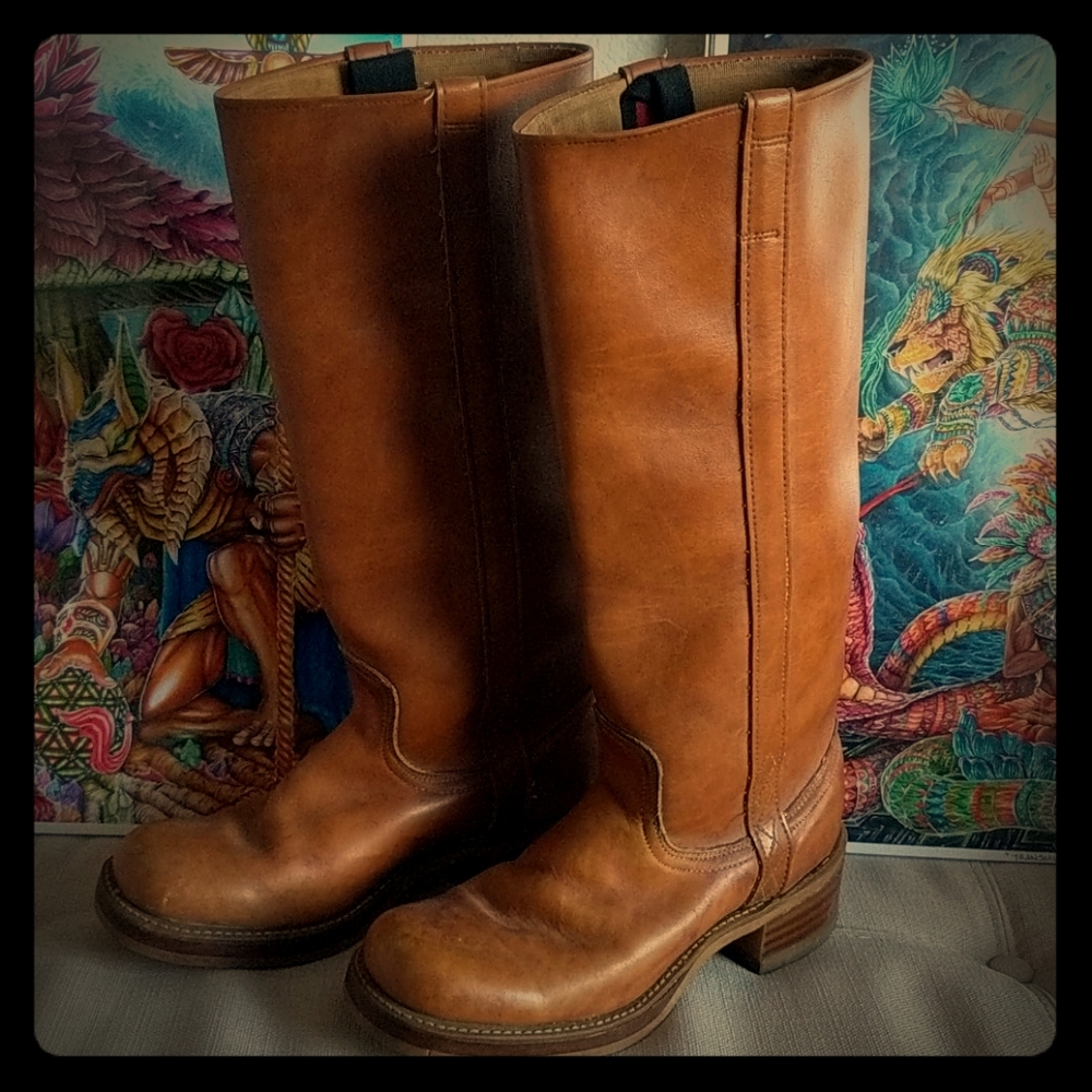 Tall brown Dingo boots